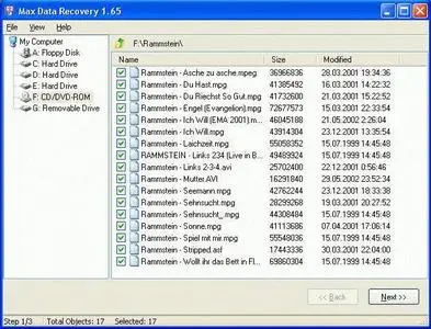 Max Data Recovery ver 1.65