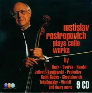 Mstislav Rostropovich plays Cello Works CD1