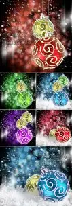 Stock Photo - Color Christmas Decorations