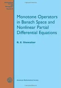 Monotone operators in Banach space and nonlinear partial differential equations (Mathematical Surveys and Monographs)