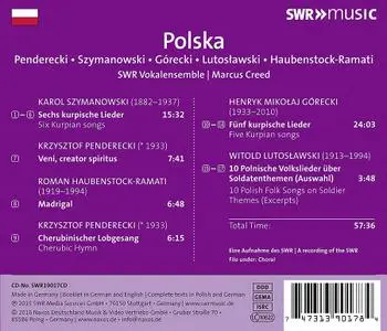 Marcus Creed, SWR Vokalensemble Stuttgart - Polska: Penderecki, Szymanowski, Górecki, Lutosławski, Haubenstock-Ramati (2016)