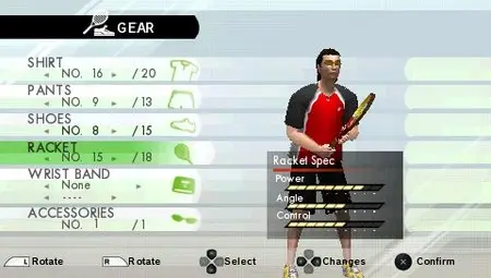[PSP] Virtua Tennis 3 (2007)