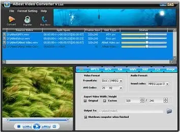 ABest MPEG VCD DVD Video Converter v4.53
