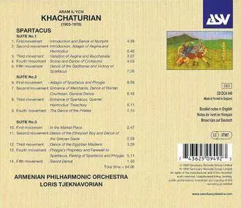 Armenian Philharmonic Orchestra, Loris Tjeknavorian - Khachaturian: Spartacus (1999)