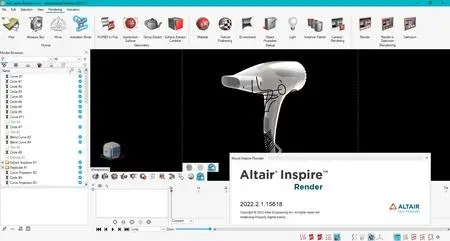 Altair Inspire Studio / Render 2022.2.1