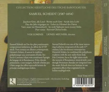 Vox Luminis, Lionel Meunier - Samuel Scheidt: Sacrae Cantiones (2010)