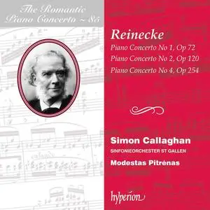 Simon Callaghan, Sinfonieorchester St Gallen & Modestas Pitrėnas - Reinecke: Piano Concertos (2023)