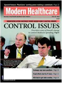 Modern Healthcare – July 18, 2011