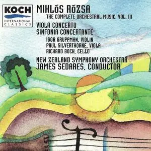 James Sedares, New Zealand Symphony Orchestra - Miklós Rózsa: Viola Concerto, Sinfonia Concertante (1996)