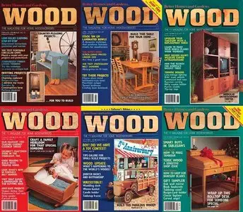 Wood Magazine №27-32 1989 (Full Year Collection)