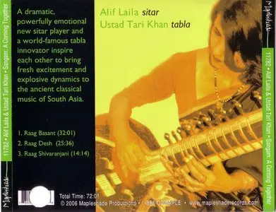 Alif Laila & Ustad Tari Khan - Sangam: A Coming Together (2007) {Mapleshade} **[RE-UP]**