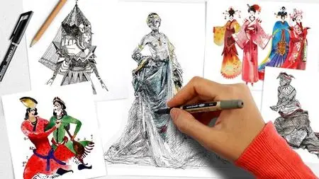 Masterclass Of Design And Drawing Global Cultural Fashion