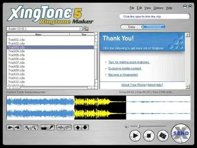 Xingtone Ringtone Maker v5.0.0 Mac OS X