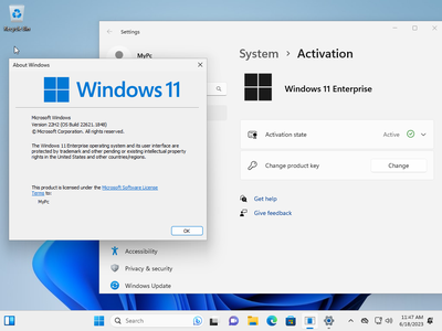 Windows 11 Enterprise 22H2 Build 22621.1848 (No TPM Required) With Office 2021 Pro Plus Multilingual Preactivated