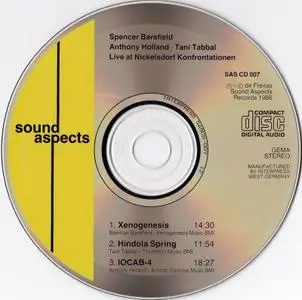 Spencer Barefield, Anthony Holland, Tani Tabbal - Live at Nickelsdorf Konfrontationen (1986)