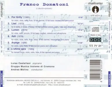 Franco Donatoni - Chamber Music '60 - '80 (1993)