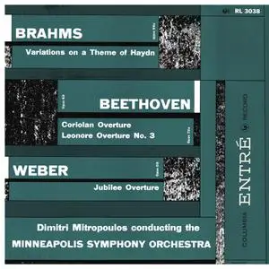 Dimitri Mitropoulos - Brahms: Variations on a Theme by Haydn, Op. 56a - Weber: Jubilee Overture, Op. 59 (Remastered) (2022)