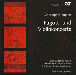 Sergio Azzolini, Friedemann Wezel - Graupner: Bassoon and Violin Concertos (2011) (Repost)