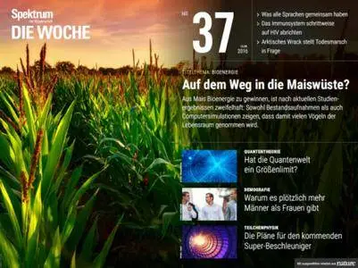 Spektrum Die Woche No 37 - 15. September 2016