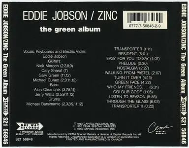 Eddie Jobson/Zinc - The Green Album (1983) Repost