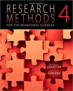 Research Methods for the Behavioral Sciences, 4th Edition Ed 4