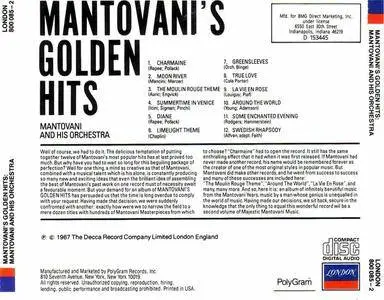 Mantovani & His Orchestra - Mantovani's Golden Hits (1967) {1989 London/Polygram} **[RE-UP]**