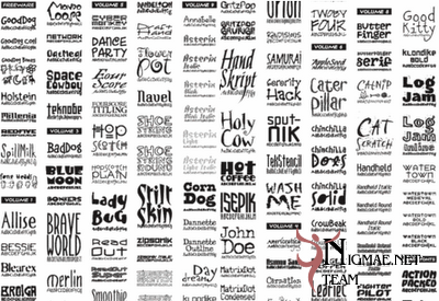 150 designer fonts
