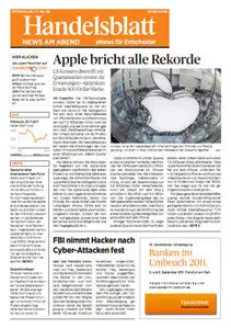 Handelsblatt News am Abend vom 20.07.2011