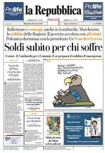 la Repubblica - 29 Marzo 2020