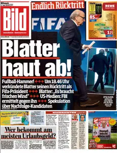 Bild Zeitung vom 03 Juni 2015