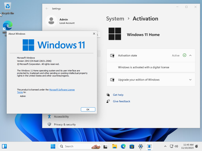 Windows 11 AIO 13in1 23H2 Build 22631.2506 (No TPM Required) Preactivated Multilingual