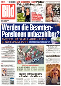 Bild Zeitung - 22 Juli 2025