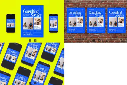 EE - Consulting Service Flyer Set 2ZVVN5Z