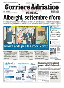 Corriere Adriatico Macerata - 20 Settembre 2025