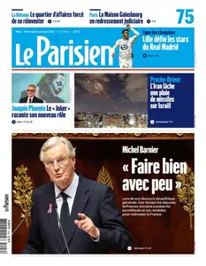 Le Parisien du Mercredi 2 Octobre 2024