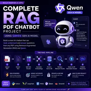 Complete RAG PDF Chatbot Project Using Qwen Gen AI Model