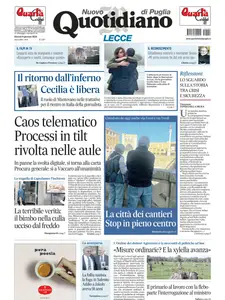 Quotidiano di Puglia Lecce - 9 Gennaio 2025