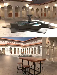 Daz3d - The Courtyard Fountain
