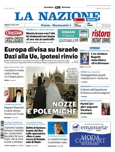 La Nazione Pistoia Montecatini - 27 Giugno 2025