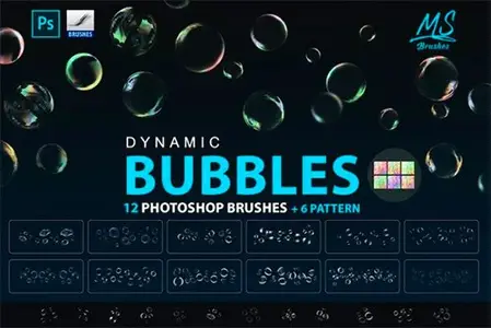 Photoshop  Bubbles Photoshop Brushes Z2R52CM
