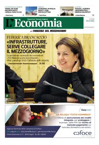 Corriere del Mezzogiorno Campania L'Economia - 16 Dicembre 2024