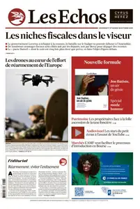 Les Echos du Vendredi 17 et Samedi 18 Octobre 2025