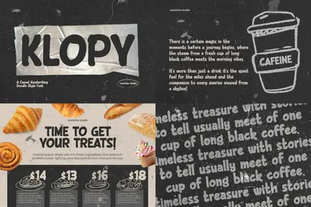 Klopy Casual Doodle Font