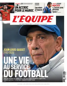 L’equipe du Samedi 27 Décembre 2025