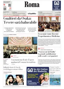 la Repubblica Roma - 12 Settembre 2025