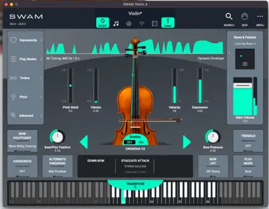 Audio Modeling SWAM Violin 3 v3.8.2