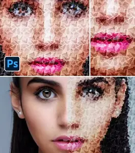 Hard Poly Effect - Photoshop Pattern