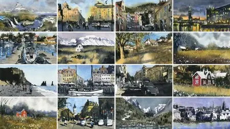 Painting The Nordics: The Ultimate Watercolor Course