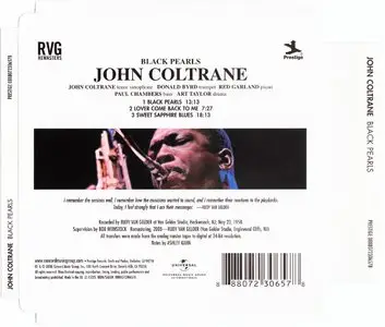 John Coltrane - Black Pearls (1958) {2008 Prestige RVG Remasters Series}