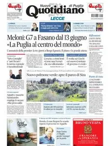 Quotidiano di Puglia Lecce - 11 Novembre 2023
